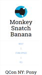 Mobile Screenshot of monkeysnatchbanana.com