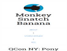 Tablet Screenshot of monkeysnatchbanana.com